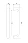 Ручка BelBagno RS333CP.4/160 Хром полированный