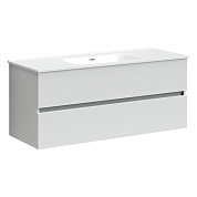 Urban База под раковину подвесная с двумя выкатными ящиками, 1190х450х550 белый глянец UR120-1W