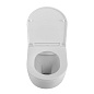 Унитаз подвесной безободковый с сиденьем BelBagno UNO BB3105CHR/SC