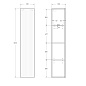 Шкаф подвесной BelBagno UNO-1600-1A-SC-AO