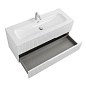 Тумба подвесная с керамической раковиной, CEZARES DUET-N, 120 см Bianco Lucido DUET-N-1200-2C-SO-BL + CZR-8073-120