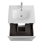 Тумба с раковиной подвесная BelBagno UNO-700-2C-SO-BO Bianco Opaco, раковина белая BB-8099-70