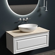 Комплект мебели для ванной комнаты подвесной SANCOS Very 100, Bianco VR100W+TT100A2+CN5018