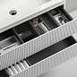 Тумба подвесная с двойной керамической раковиной, SANCOS Snob T, 120 см Bianco SNT120W+CN7016
