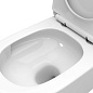 Унитаз подвесной безободковый с сиденьем и смывом ТОРНАДО BelBagno TRE-TOR BB5180CH-TOR/SC