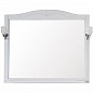 Зеркало ASB-Woodline Салерно 105 см, белый патина серебро, 9692