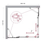 Душевой уголок BelBagno LUCE-AH-22-110/105-C-Cr