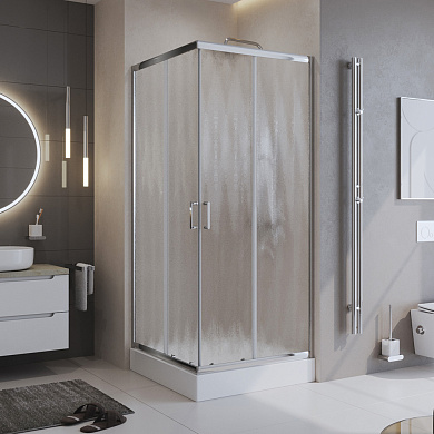 Душевой уголок BELBAGNO UNO-195-A-2-100-CH-CR
