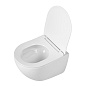 Унитаз подвесной безободковый с сиденьем и смывом ТОРНАДО BelBagno AMANDA-TOR BB051CH-TOR-FC/SC