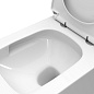 Унитаз подвесной безободковый с сиденьем и смывом ТОРНАДО BelBagno DUE-TOR BB5171CH-TOR/SC