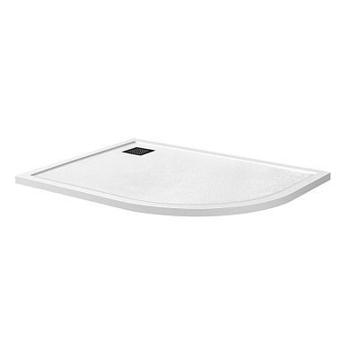 Поддон из искусственного мрамора BelBagno TRAY-MR-UNO-RH-120/80-550-35-W-L-NO