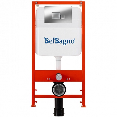 Система инсталляции для унитазов BelBagno BB026 с кнопкой смыва BB071CR