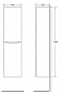 Колонна подвесная BELBAGNO FLY-MARINO-1500-2A-SC-PT-P-L Patinato Turchese 150 см