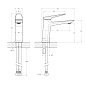 Смеситель для раковины без донного клапана CEZARES COMFORT-LS-01-W0 хром