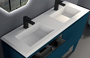 Раковина из искусственного мрамора 141х46х1,6 Solid surface CEZARES 50215