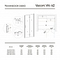 Душевая дверь в нишу Veconi Vianno VN42-100-01-19C1