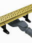 Душевой лоток CEZARES SLIDER 80 см, SLIDER-LD-80-BORO брашированное золото