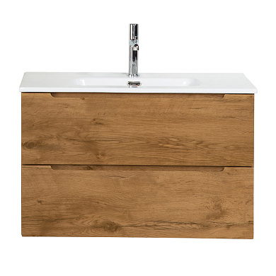 Тумба с раковиной подвесная Belbagno ETNA 39-800, Rovere Nature, 810х390х515, ETNA39-800/390-2C-SO-RN-P/BB800/390ETL