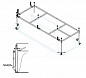 Металлический каркас для акриловой ванны PLANE-180-90-MF-R