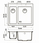 Мойка кухонная Omoikiri Bosen 59-2-GR 4993558 leningrad grey