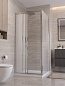 Душевой уголок BelBagno UNO-195-AF-31-90-P-Cr, профиль хром, стекло рифленое.