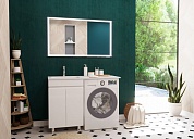 Комплект мебели для ванной комнаты напольный Эстет Barcelona Luxe 1200х482, левосторонний
