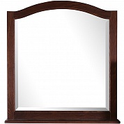 Зеркало ASB-Woodline Модерн 105 см с полочкой, орех антикварный,11231