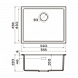 Мойка кухонная Omoikiri Yamakawa 55-U/I-GB 4993780 графит NEW