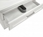 Комплект мебели для ванной комнаты подвесной ASB-Woodline Венеция 100, белый патина серебро