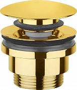 Универсальный донный клапан клик-клак 1 1/4" из латуни цвет золото медовое ZSCA050HG