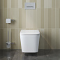 Унитаз подвесной безободковый с сиденьем и смывом ТОРНАДО BelBagno DUE-TOR BB5171CH-TOR/SC