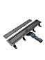 Душевой лоток CEZARES SLIDER 60 см, SLIDER-LD-60-GM оружейная сталь