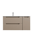 База под раковину подвесная левая BelBagno ЭТНА (ETNA) ETNA-1000-2C-1A-SO-CO-L бежевый матовый 