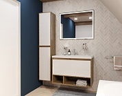 Комплект мебели для ванной комнаты подвесной Эстет Monaco Wood 800х476, 1 ящик