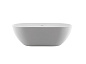 Ванна из искусственного камня Solid Surface 1700x800x575, BELBAGNO BB-ETNA-170-80-58-SSB белая матовая