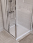 Душевой уголок BelBagno UNO-195-AF-31-90-P-Cr, профиль хром, стекло рифленое.