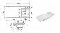 Комплект мебели для ванной комнаты подвесной Эстет Dallas Luxe 1000х482, 1 ящик, правосторонний