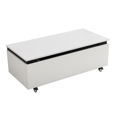 SLIDER Тумба нижняя с одним выкатным ящиком, Bianco Opaco 1000x480x315, SLIDER-1000-1C-PI-BO