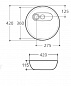 Раковина керамическая накладная Art&Max AM3570-AS