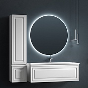 Комплект мебели для ванной комнаты подвесной с двойной раковиной SANCOS Very 120, Bianco VR120W+CN7016