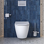 Унитаз подвесной безободковый с сиденьем и смывом ТОРНАДО BelBagno SFERA-TOR BB046CH-TOR/SC