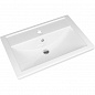 Комплект мебели для ванной комнаты подвесной ASB-Woodline Венеция 70, белый патина серебро