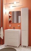Комплект мебели для ванной комнаты напольный Эстет Kare Luxe 800х450, 2 ящика