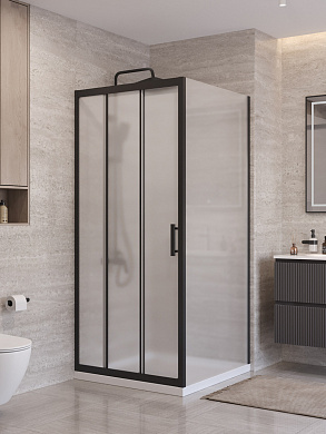 Душевой уголок BelBagno UNO-195-AHF-31-100/90-P-NERO